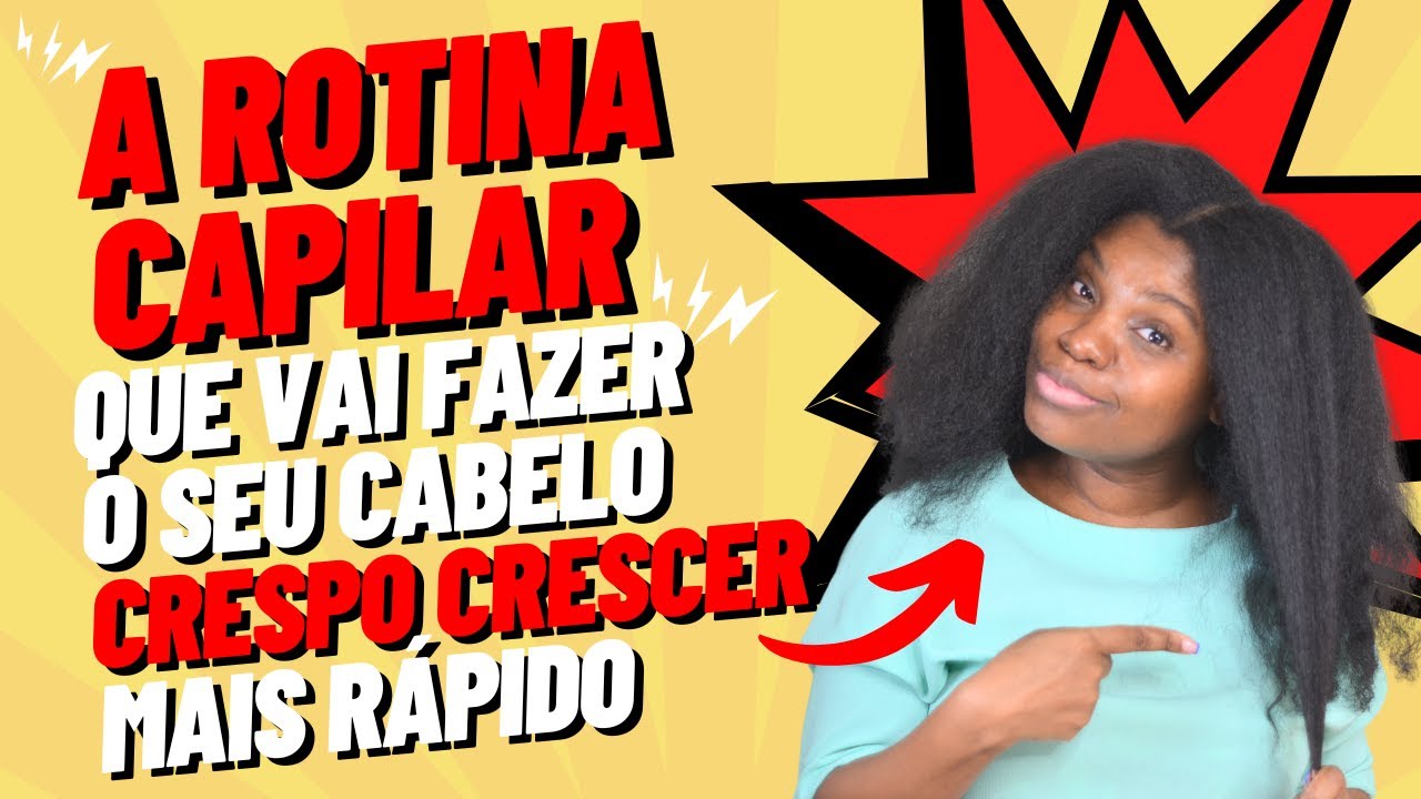 A Rotina Capilar que faz o cabelo crespo crescer mais r&aacute;pido| 3 passs