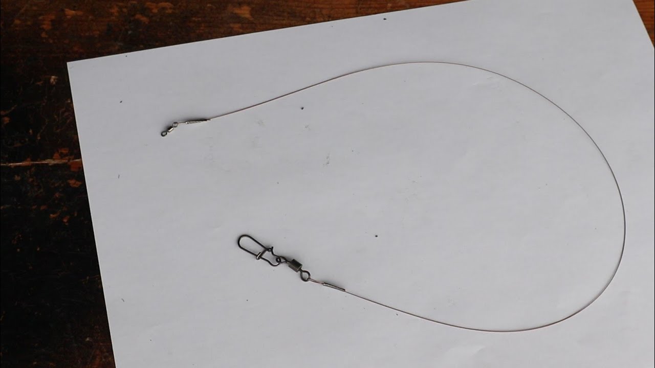 Make your own WIRE TRACE for Pike Fishing - Quick and Easy