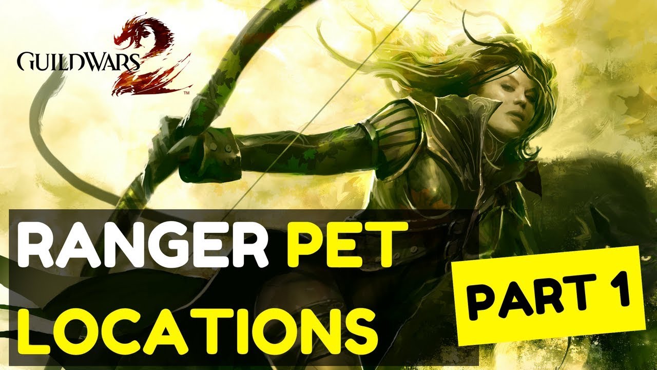 Guild Wars 2 Ranger Pet Locations - Part 1 - GW2 Base Game Pets