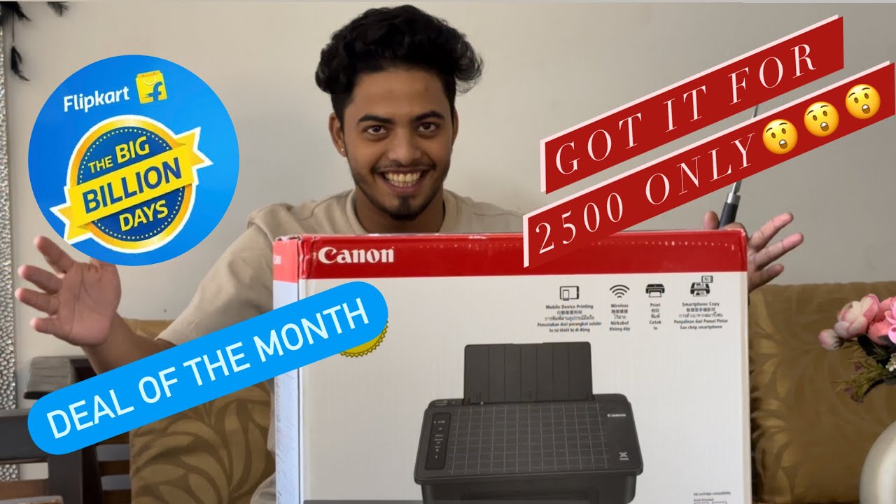Flipkart big billion day 2023 / unboxing great deal / cannon PIXMA TS307 review and price /Watch now