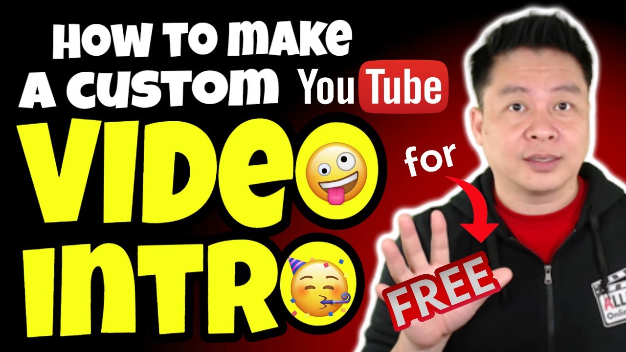 HOW TO MAKE A CUSTOM YOUTUBE VIDEO INTRO FOR FREE