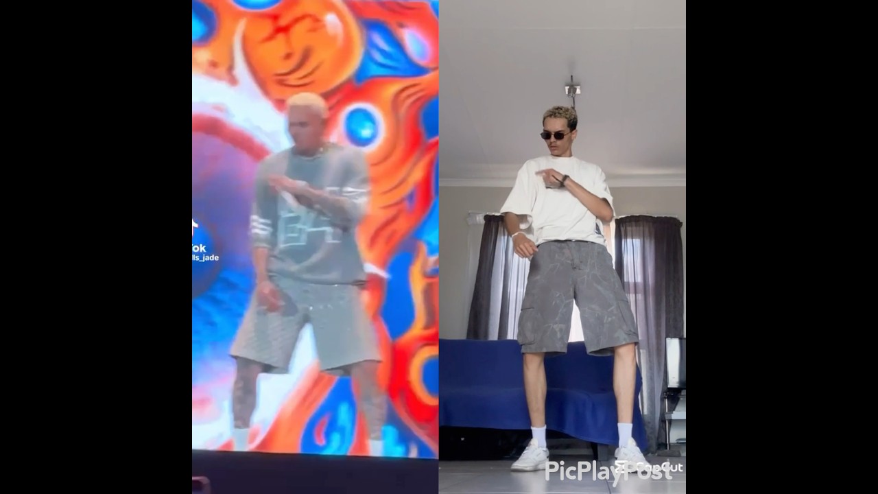 Beat it Chris Brown concert dance ​⁠@ChrisBrownTV #chrisbrown #dance #breezy #shorts #trend