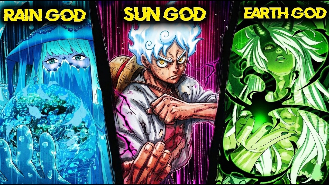 ALL Known & Future Gods in One Piece🤯 | Rain God Zaza | Luffy & Imu | One Piece Latest Chapter