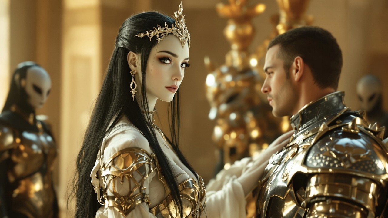 Alien Princess Took Off Her Armor in Front of Me and Whispered, 