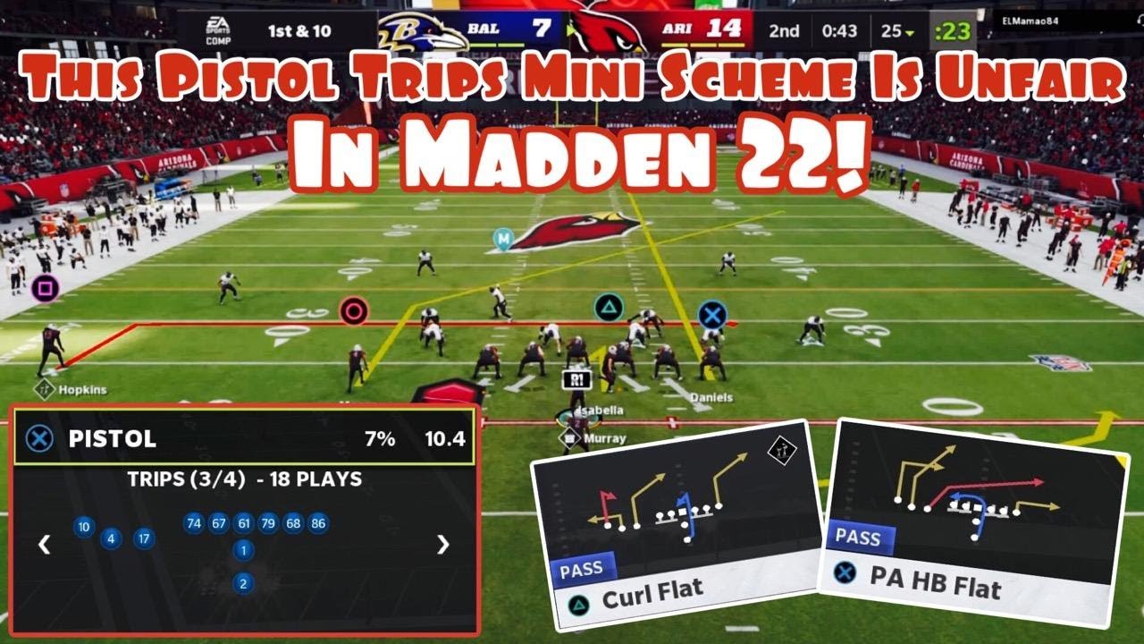 This Pistol Trips Mini Scheme Is Unfair In Madden 22!