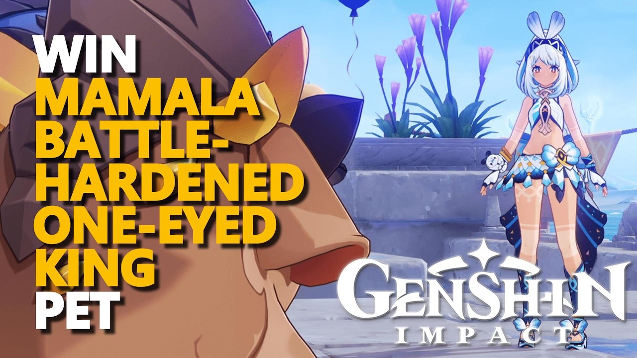 Win Mamala Battle-Hardened One-Eyed King Pet Genshin Impact