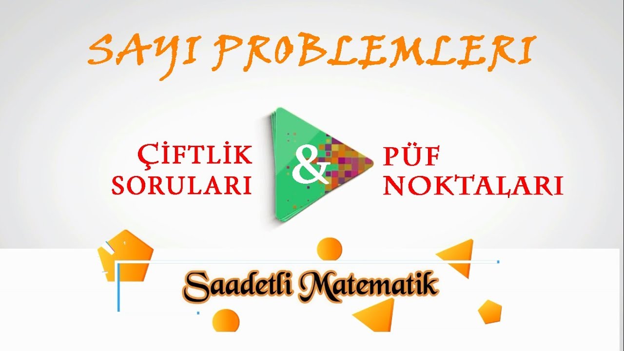 ÇİFTLİK SORULARI! PÜF NOKTALARI!!!
