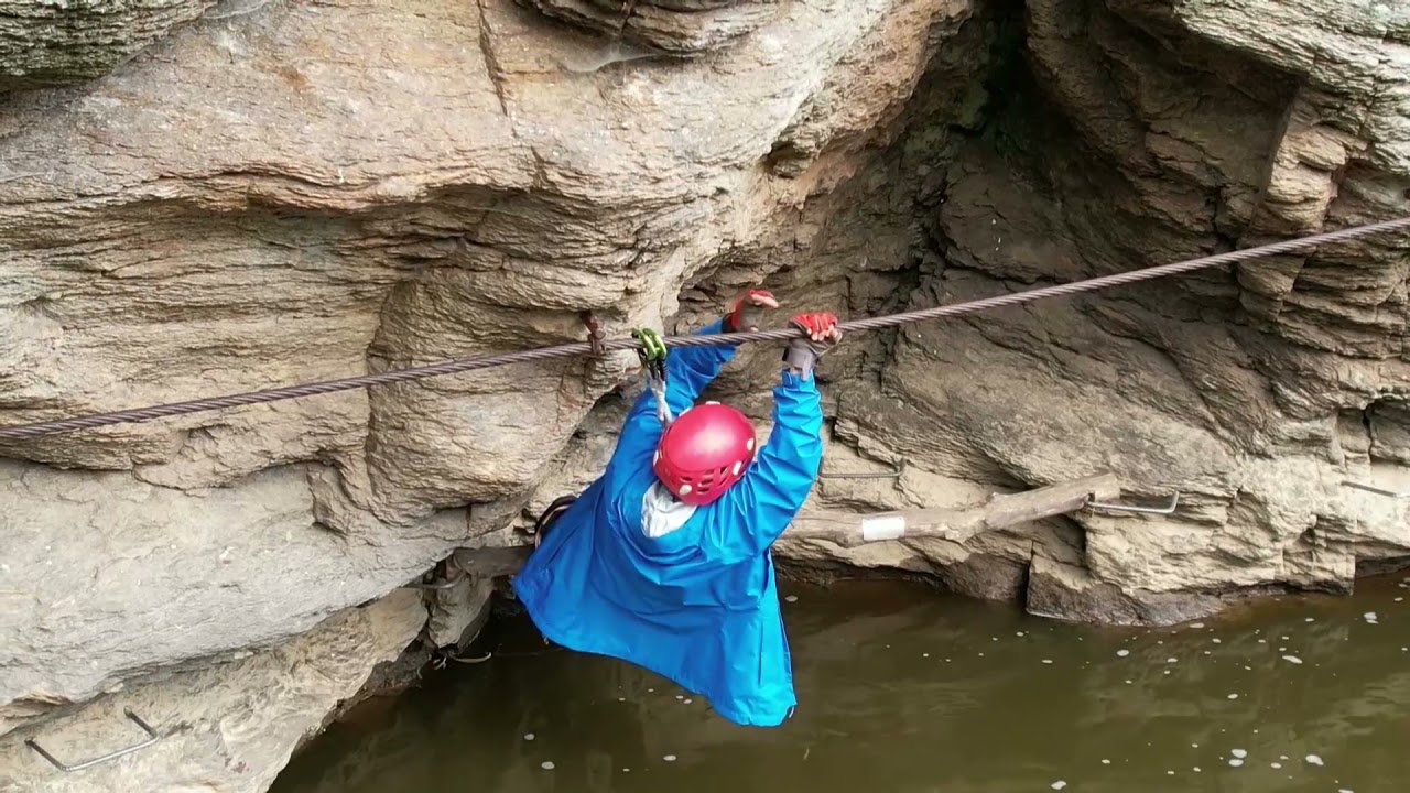 Via ferrata Bechyńska / Bechyne, Czechy