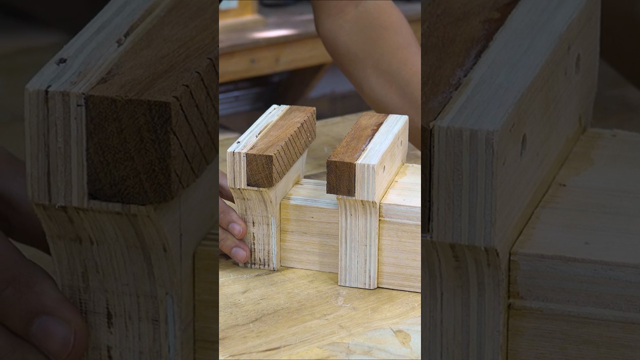 Create Your Own Wooden Vise From Scratch form woodworking (Part1) #DIY#woodworking #wood