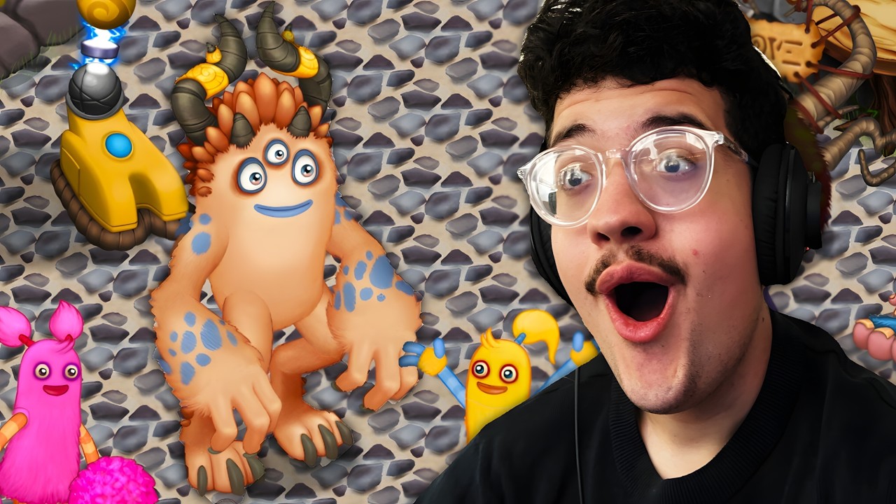 Coloquei o STOOWARB na Ilha de AR no My Singing Monsters