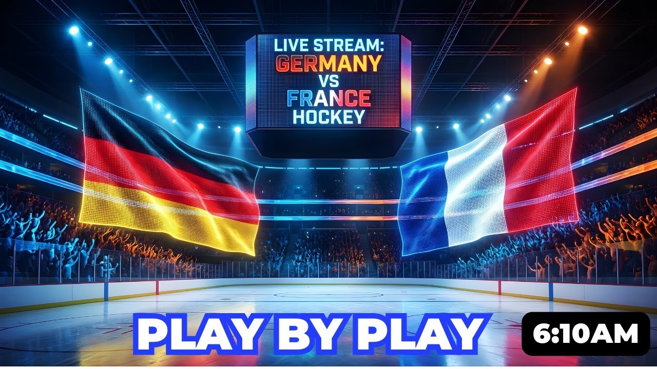 LIVE: Germany vs France | 2026 Men's Olympic Hockey KNOCKOUT ROUND! Stützle vs Texier Play-by-Play