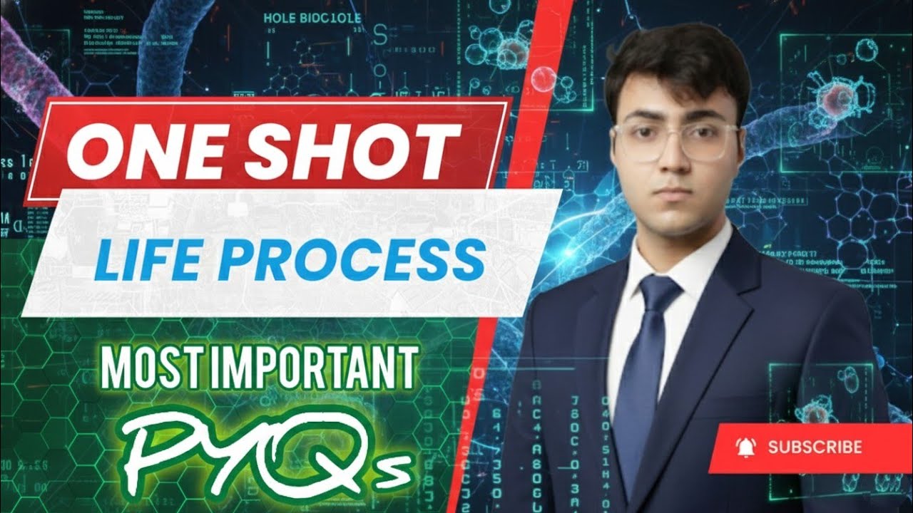 Life Processes – Class 10 Biology (Chapter 1) | One Shot Full Chapter | CBSE 2026 | Boards Special