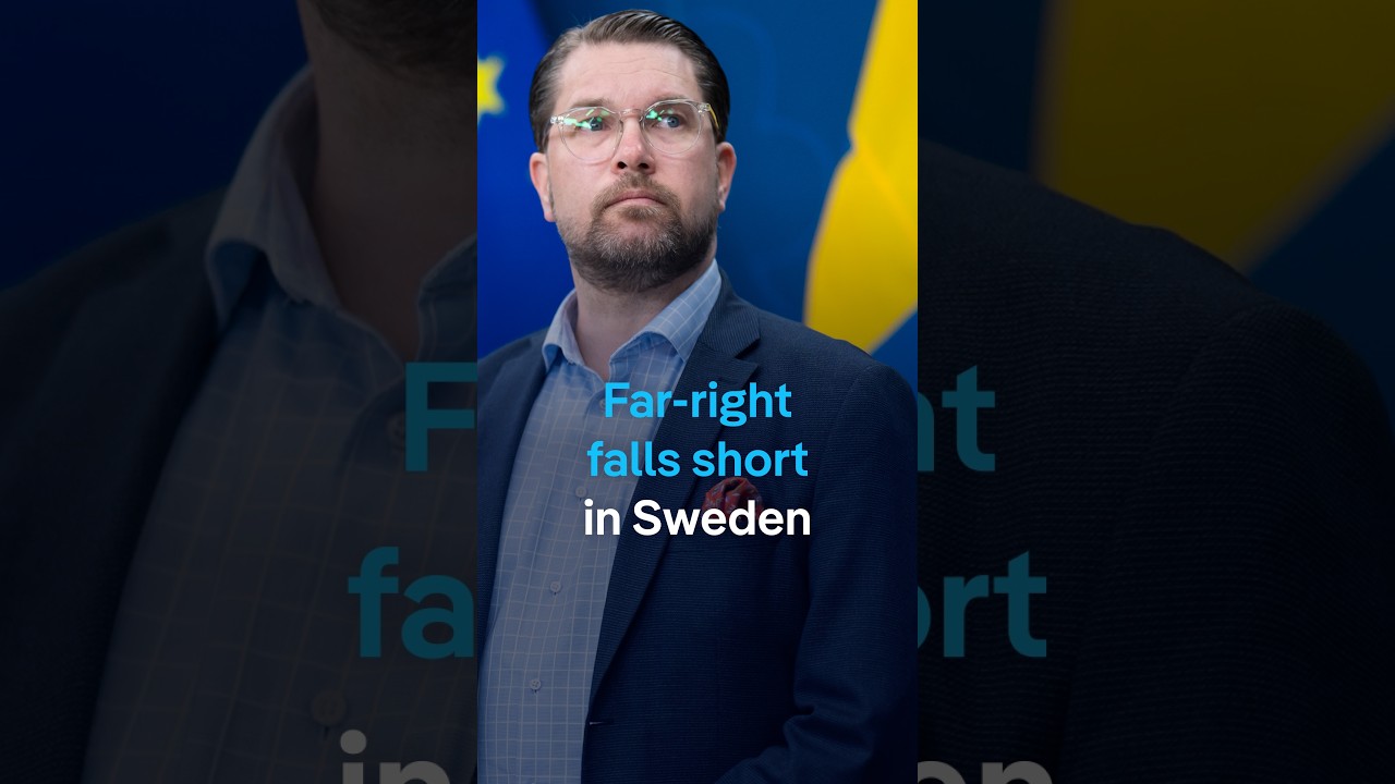 Far-right falls short in Sweden vote | DW News