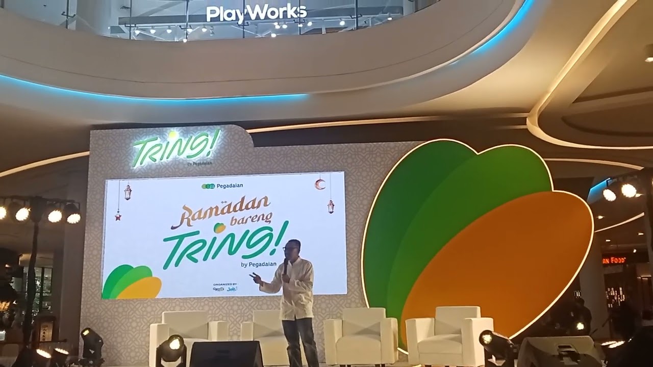 Acara Ramadan festival tring kata kata sambutan Atau ceramah di center atrium gaia bm ry city mall