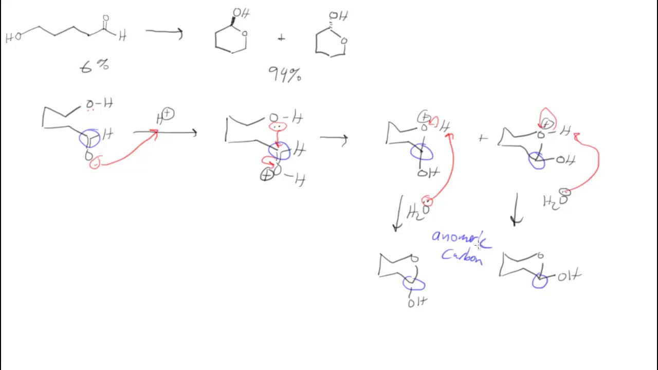Ch 21Aldehydes and ketones 6 - Cyclic Hemiacetals and Carbohydrates