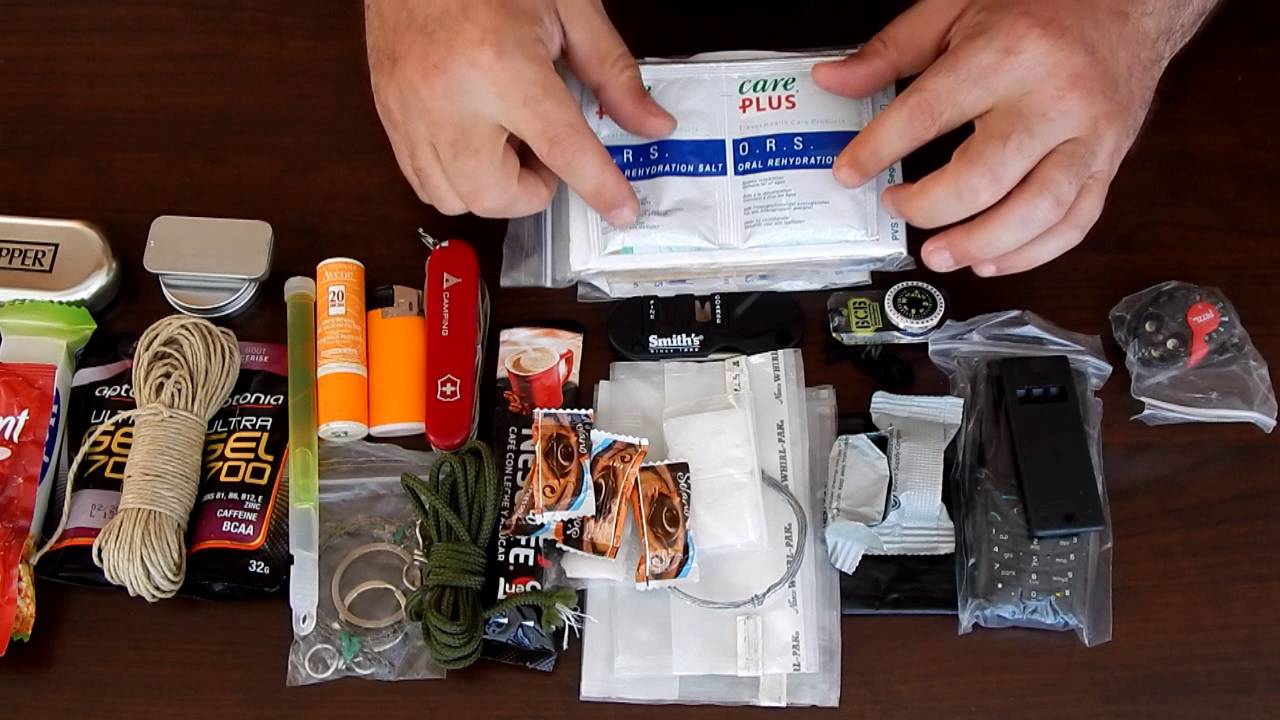 Kit de supervivencia en pouch. (V. realista 1.0)