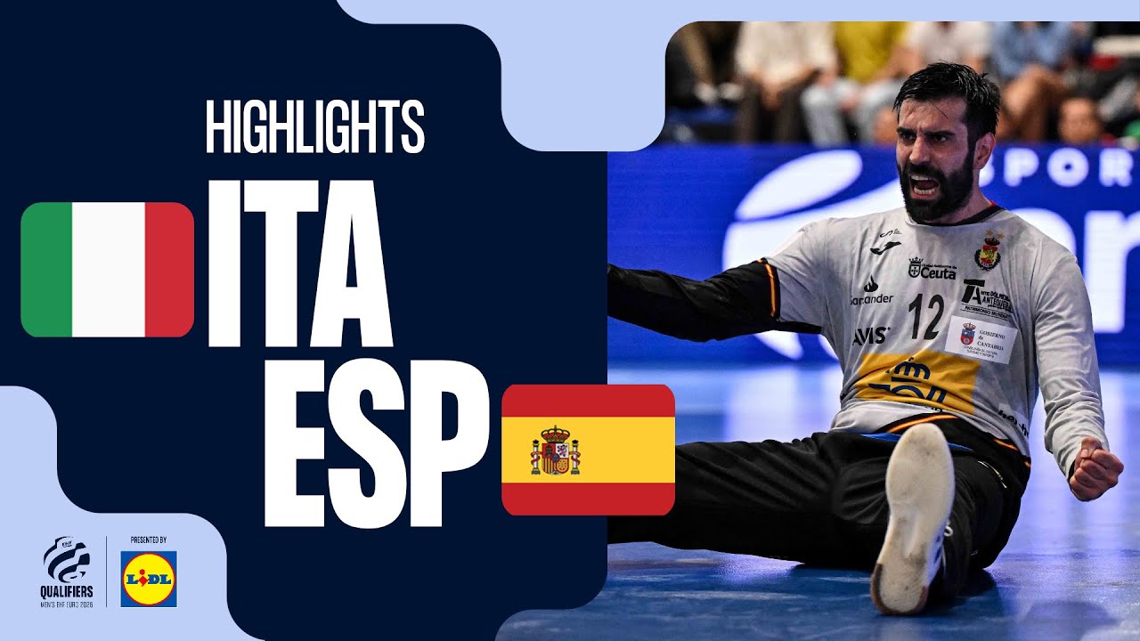 Italy 🆚 Spain | Highlights | Round 5 | EHF EURO 2026 Qualifiers