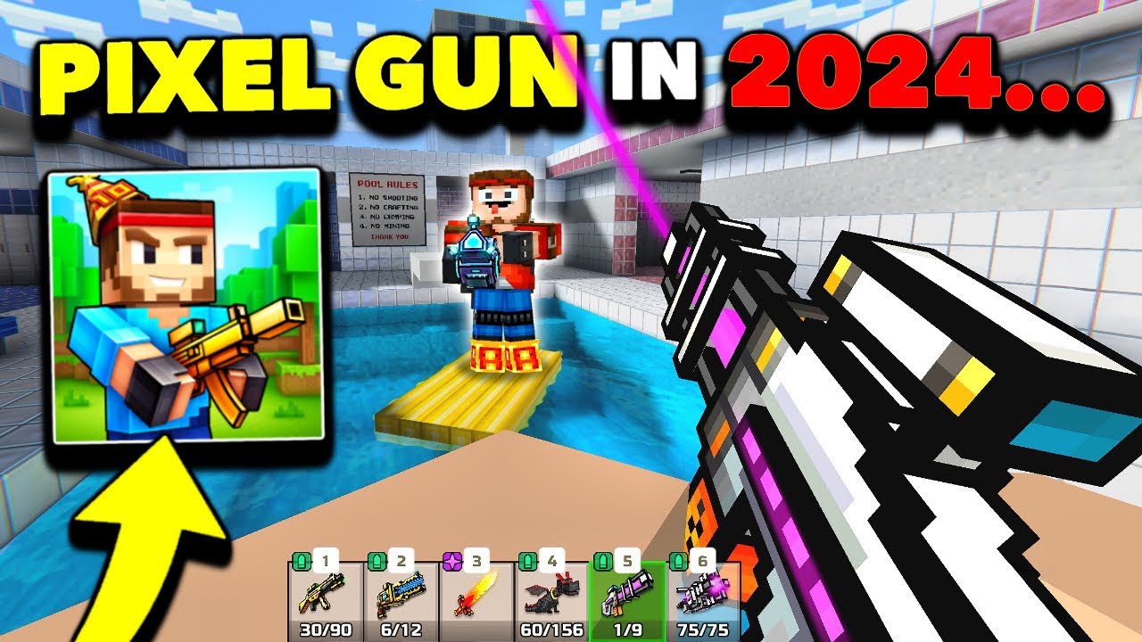 PIXEL GUN 3D В 2024 ГОДУ...