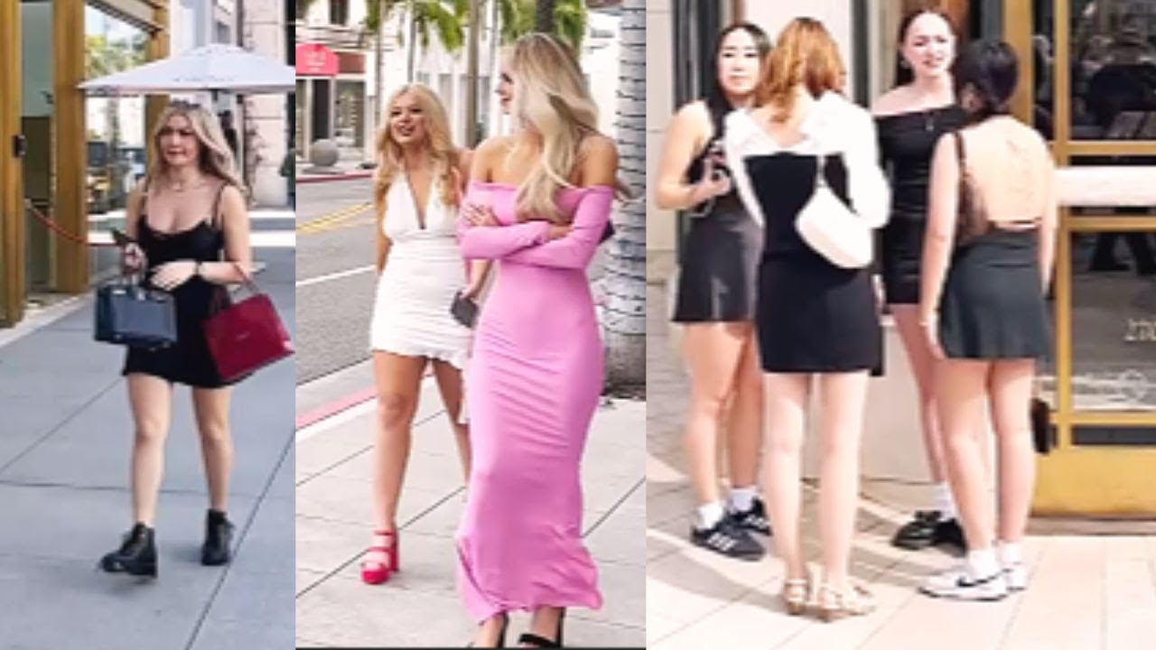 Rodeo Drive Walking Tour 2025 | Beautiful Girls & Luxury Shops in Beverly Hills 4K