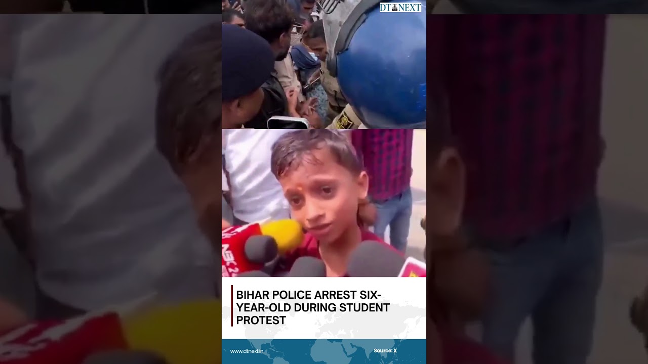 Bihar police arrest six-year-old during student protest
