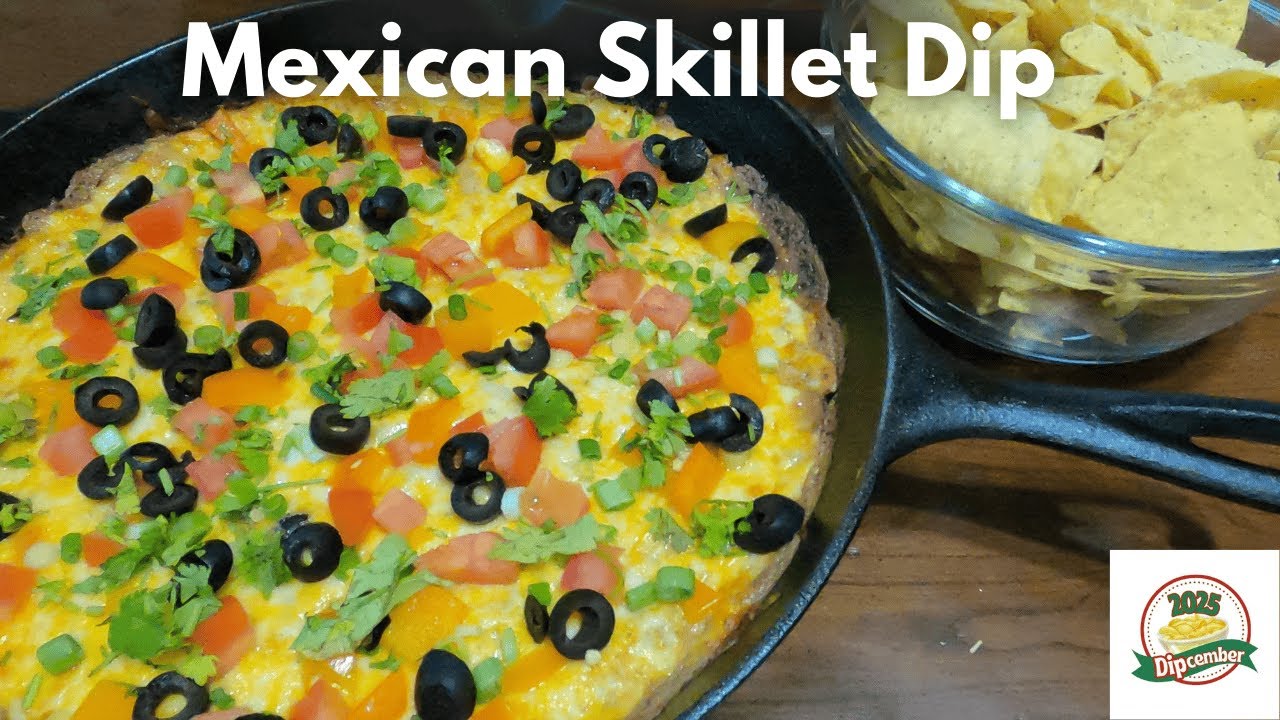 The BEST Mexican Skillet Dip — Hot, Cheesy and so Simple! 