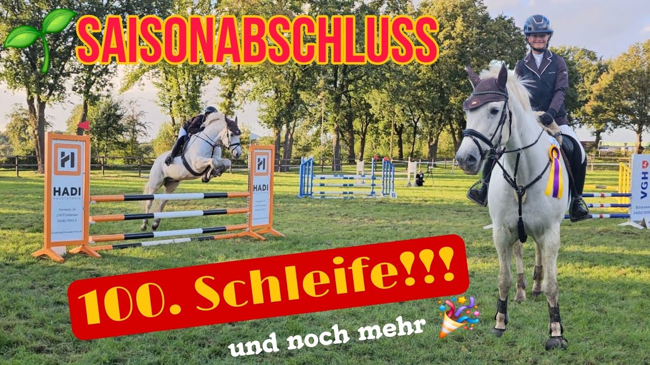 🌱Saisonabschluss - Mia holt nicht nur Schleife 100🎉