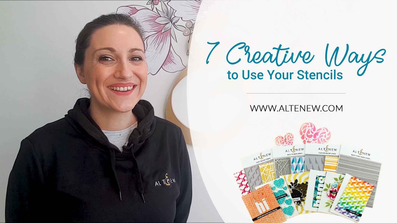 7 Creative Ways To Use Your Stencils (Ink Blending, Embossing, Watercoloring, and More!)