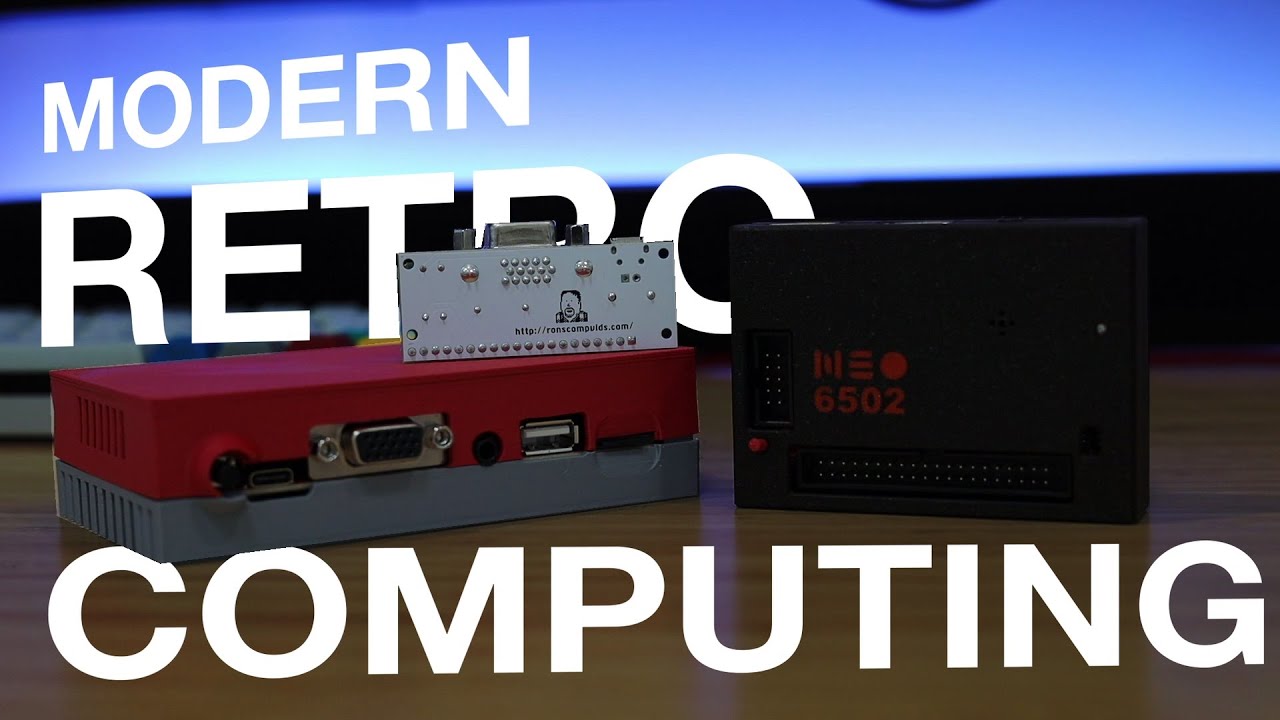 Informatique r&eacute;tro moderne