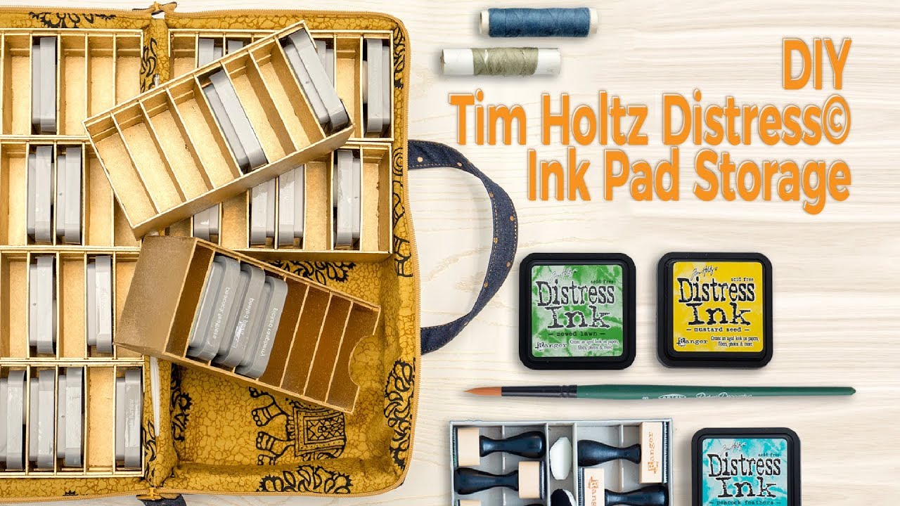 DIY Distress Ink Pad Storage