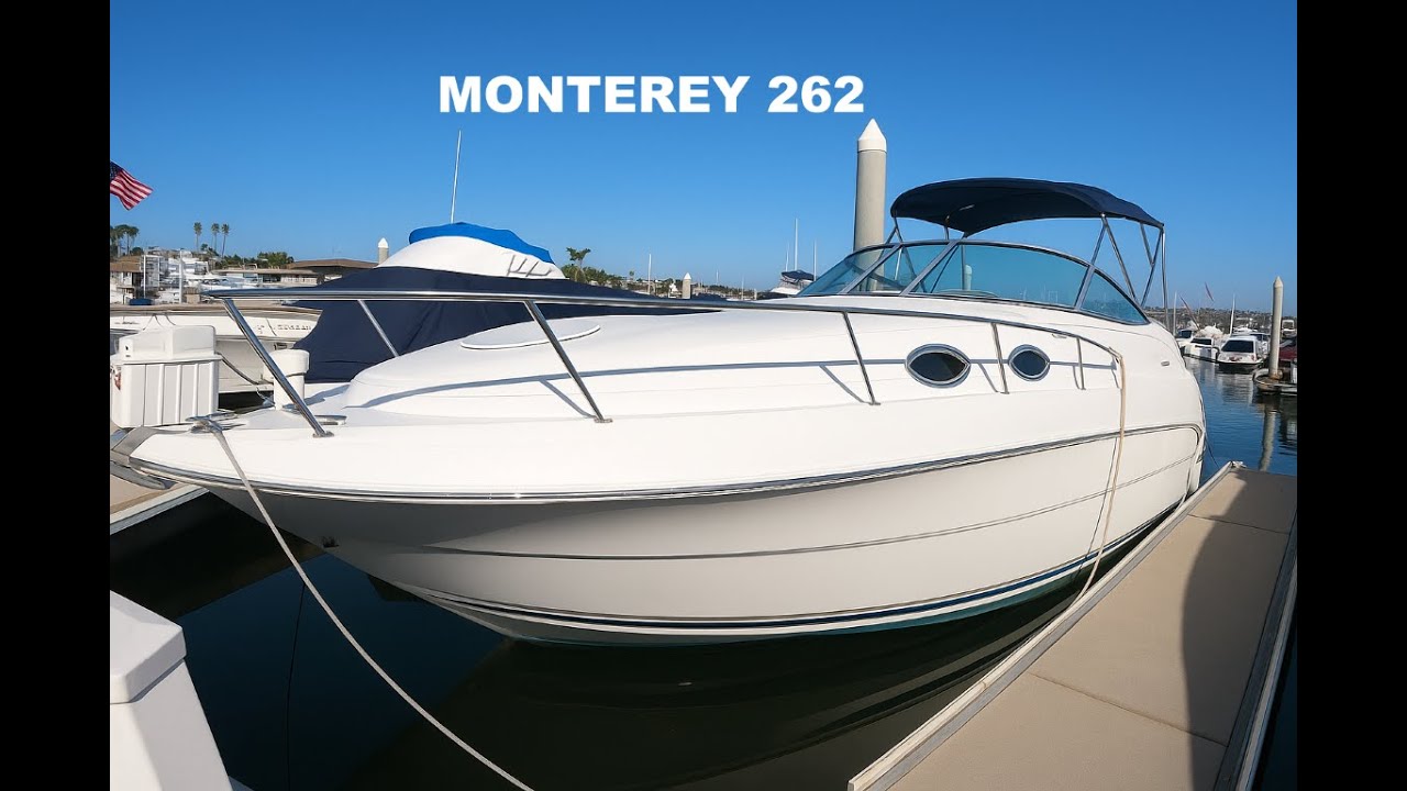 2000 Monterey 262 – Affordable Express Cruiser w/ Volvo Power South Mountain Yachts (949) 842-2344