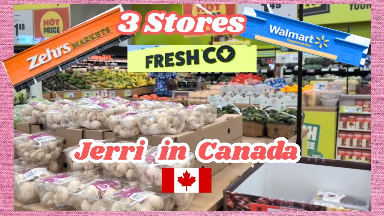 3 Stores / Groceries Canada / Prices / Deals / Walmart / FreshCo / Zehrs