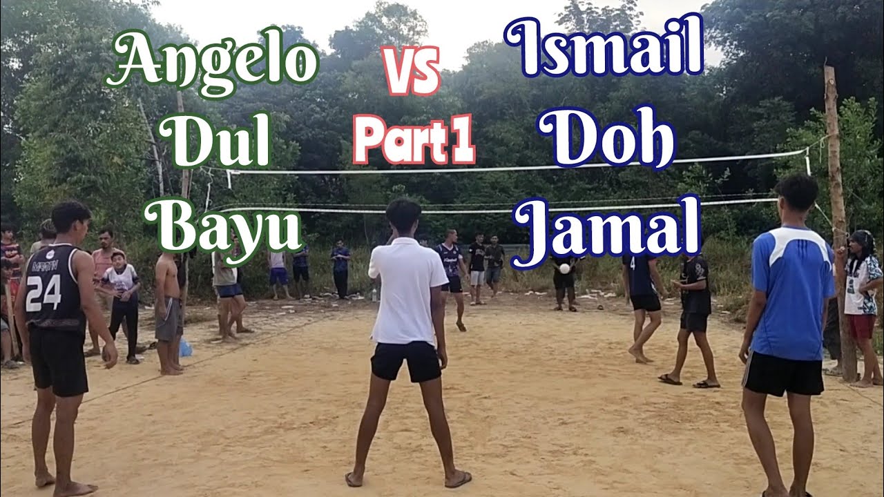Team Ismail VS team Angelo rumble game volleyball part1