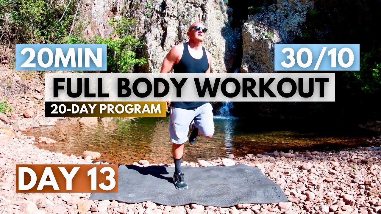HIIT Full Body Workout 20 Min / TABATA 30/10 / 20-Day Program DAY 13