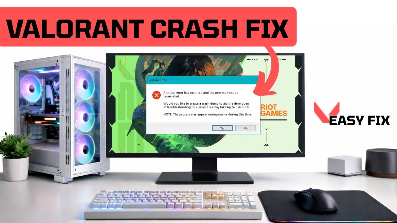 Fix Valorant Keeps Crashing on PC | Crash on Startup & Mid-Game (Windows 10 & 11)