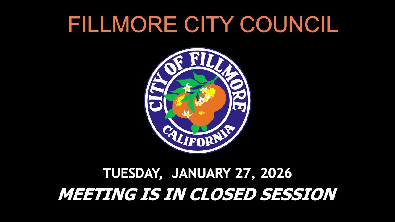 Fillmore City Council Meeting - 1/27/2026