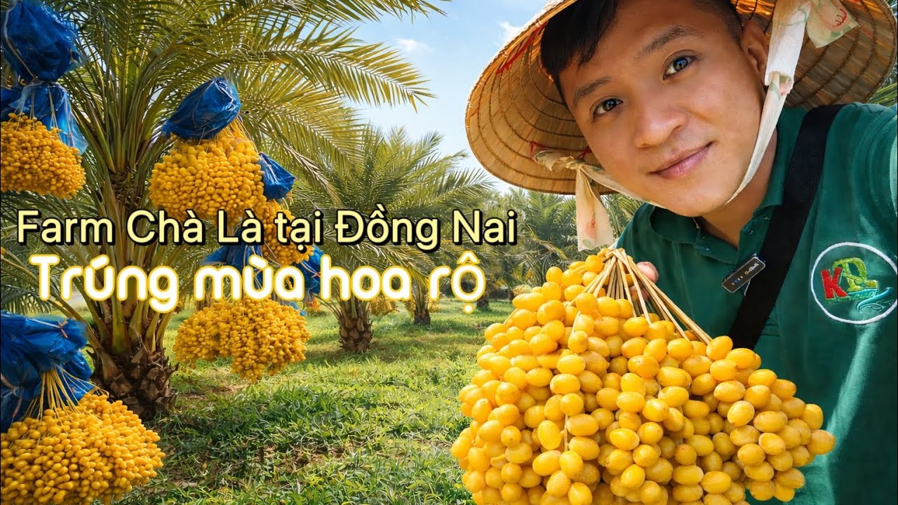 Farm Chà Là Trong Rừng Già Trúng Mùa Hoa Rộ