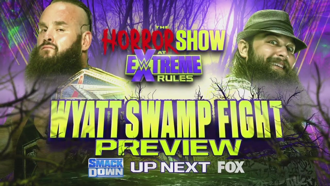SWAMP MATCH Bray Wyatt vs Braun Strowman WWE EXTREME RULES 2020