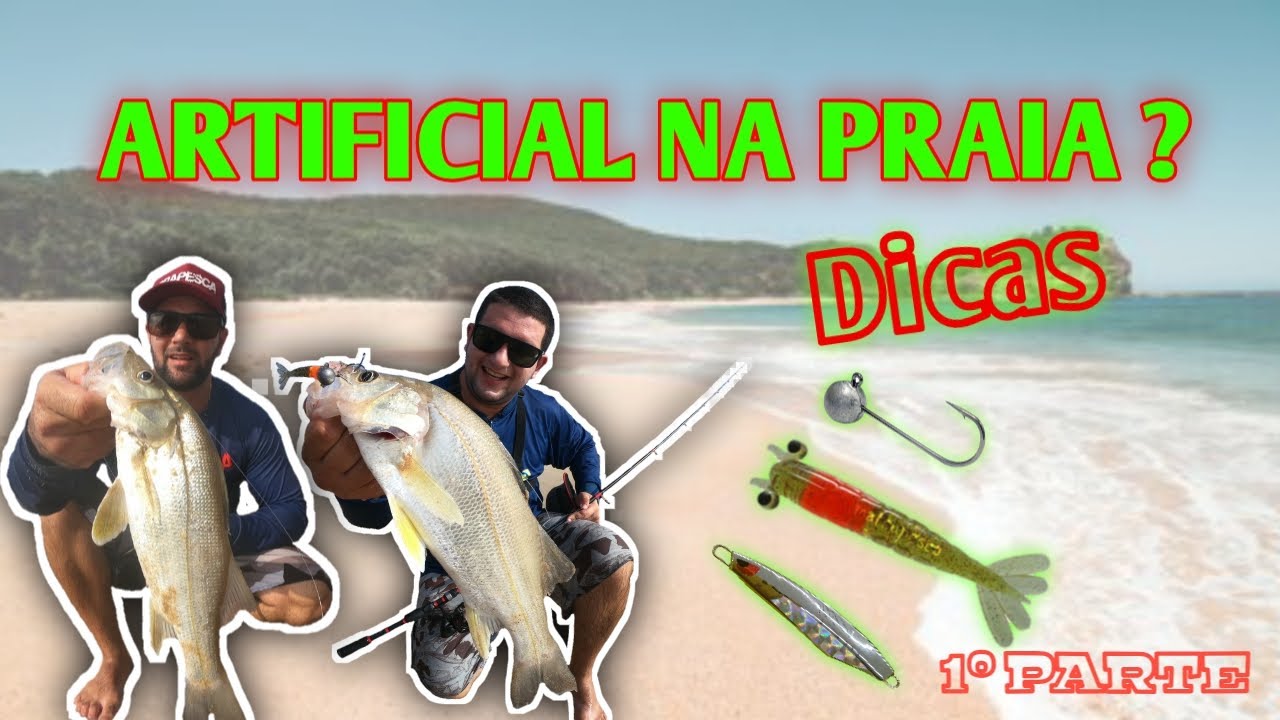 COMO PESCAR DE PRAIA COM ISCAS ARTIFICIAIS - MUITOS ROBALOS & DICAS | LOJA UNIVERSO  FISHING