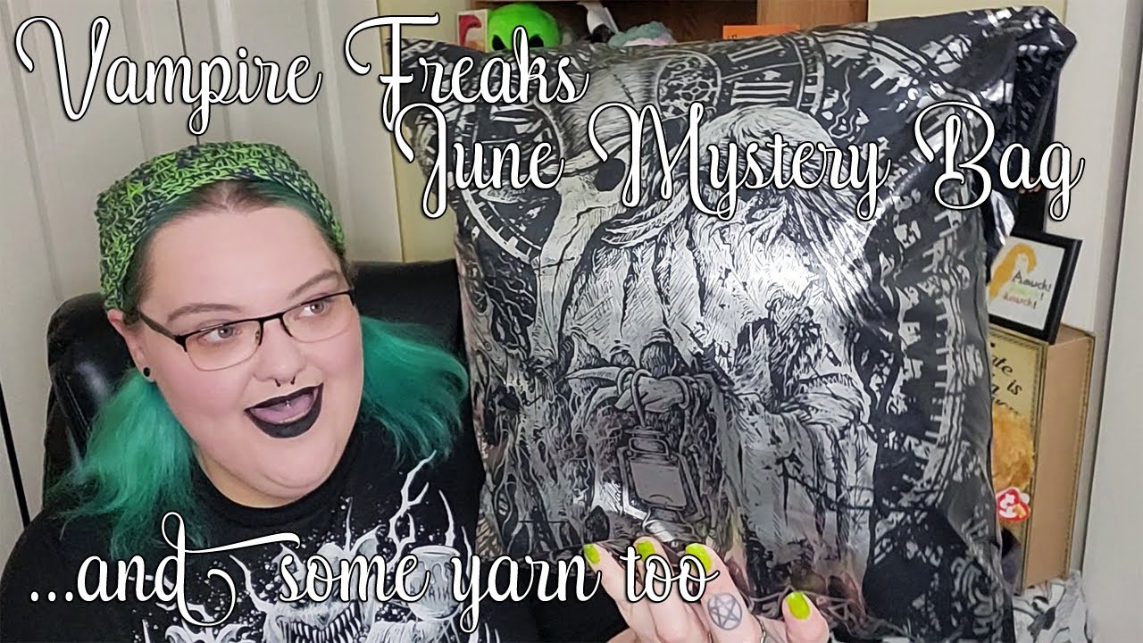 Friday Haul, Yarn and Vampire Freaks! - Amethyst Craftworks