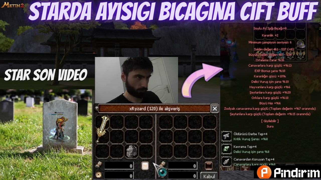 STAR GG YENİ DURAK LUCİFER ✅ AYIŞIĞI BI&Ccedil;AĞI DENEMESİ 💀 2X2100 &Ccedil;EKİLİŞİ METİN2 TR #metin2tr #metin2