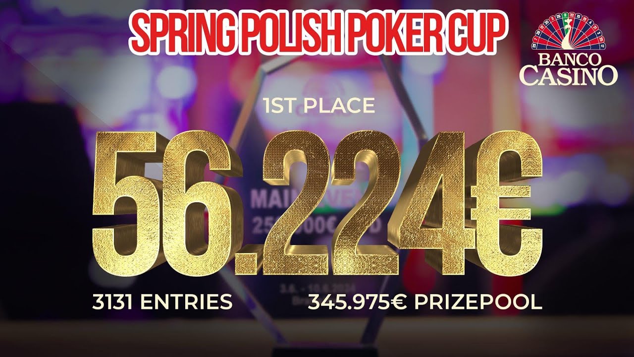 Transmisja na żywo: Spring Polish Poker Cup z pulą nagród 345.975€