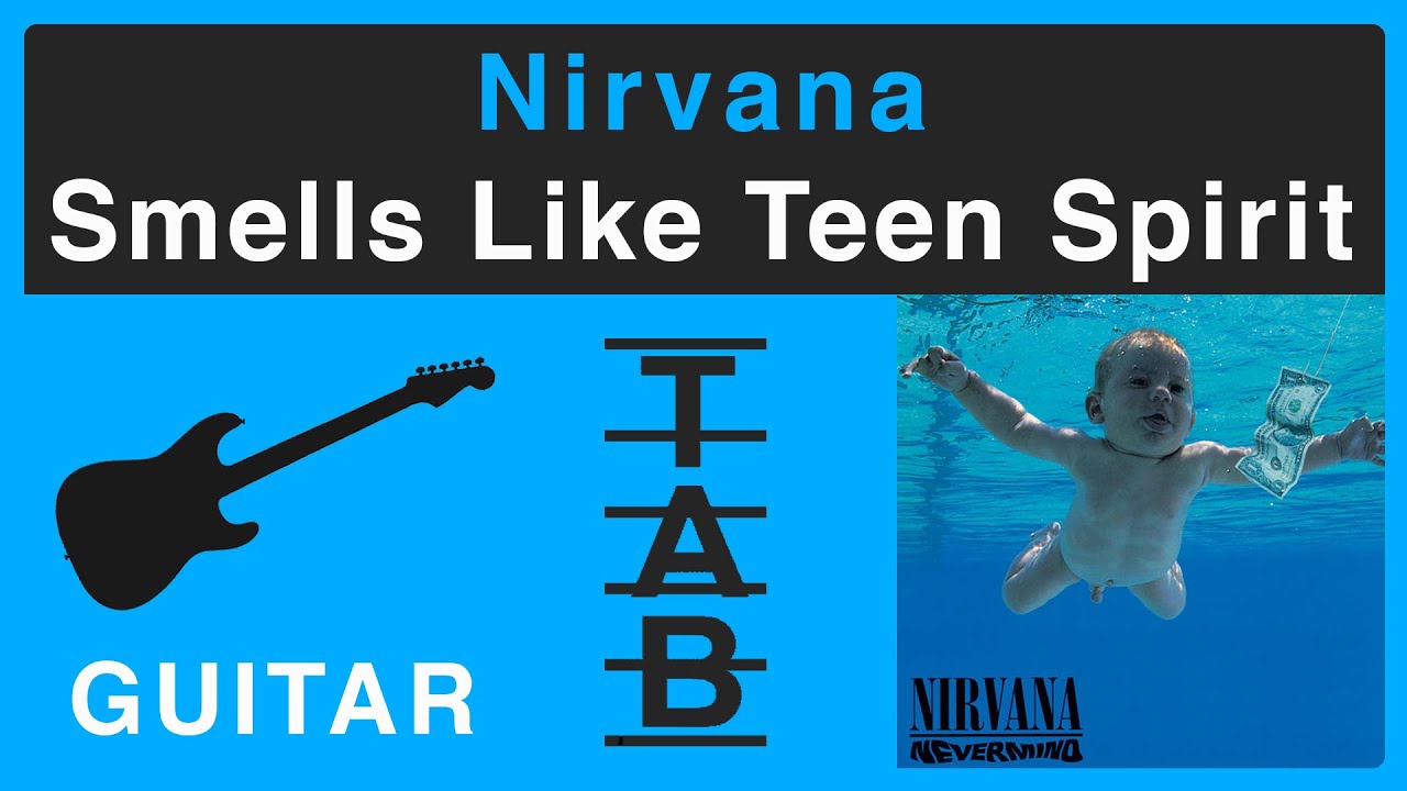 Nirvana - Smells Like Teen Spirit | Guitar Tab (Slowed 50%)