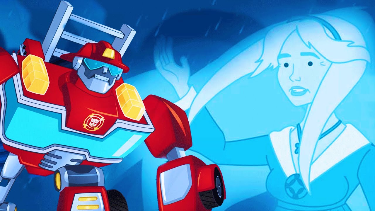 Rescue Bots Trapped in a Haunted House! | Halloween Special | Kids Cartoons | Transformers Junior