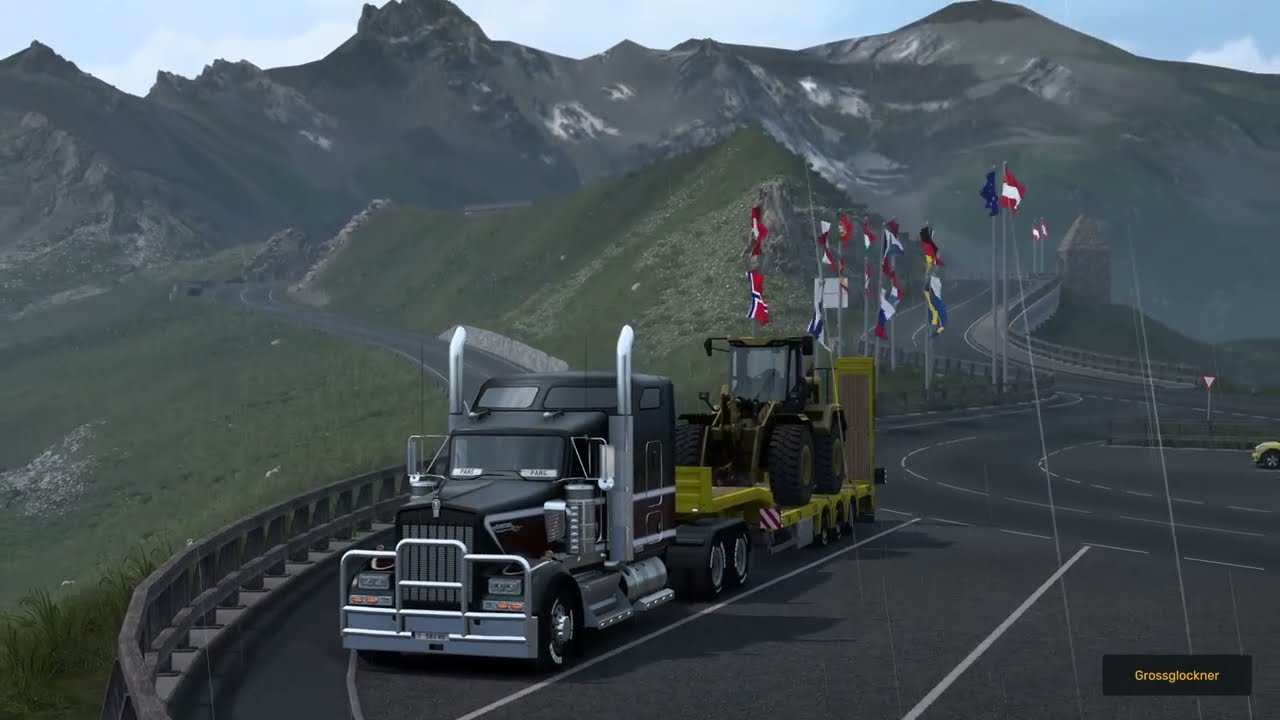 ETS2: Kenworth ile İsviçre’de Nefes Kesen Dağ Yolu!