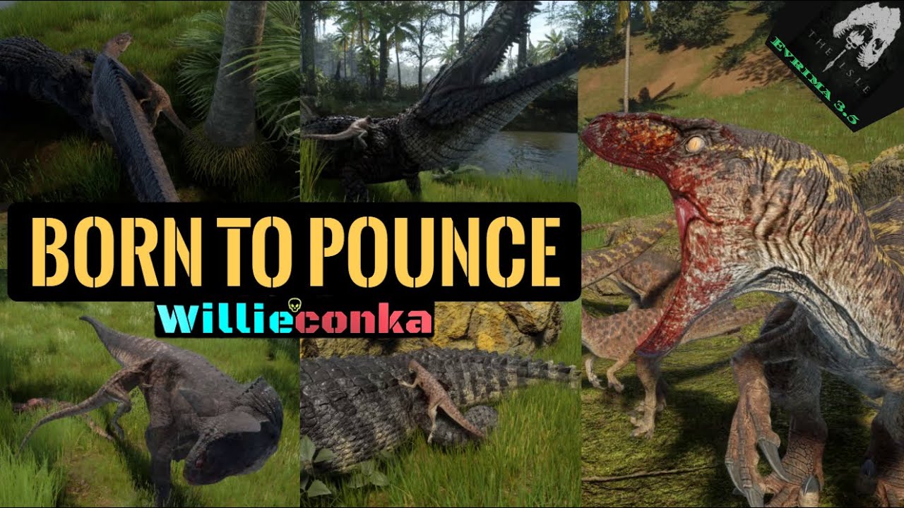 The Isle Evrima 4K -  Born to Pounce - Utahraptor -  (ACTION PACKED)