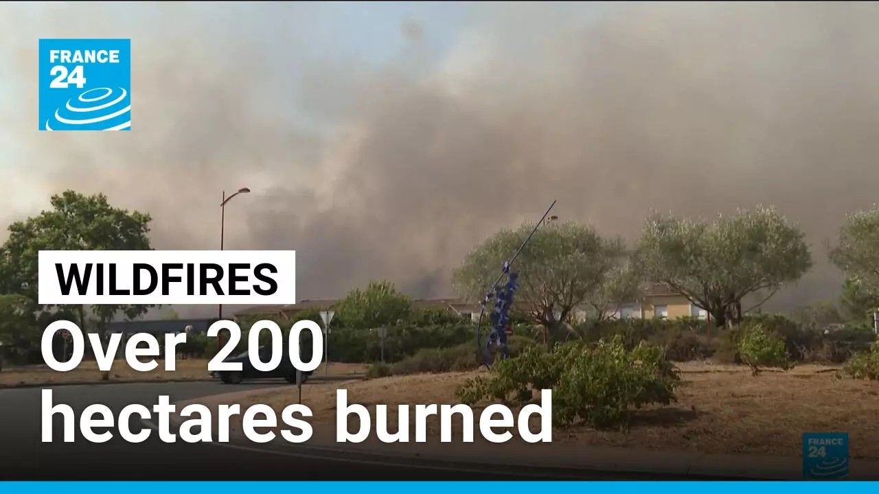 Residents evacuated as the south of France burns &bull; FRANCE 24 English