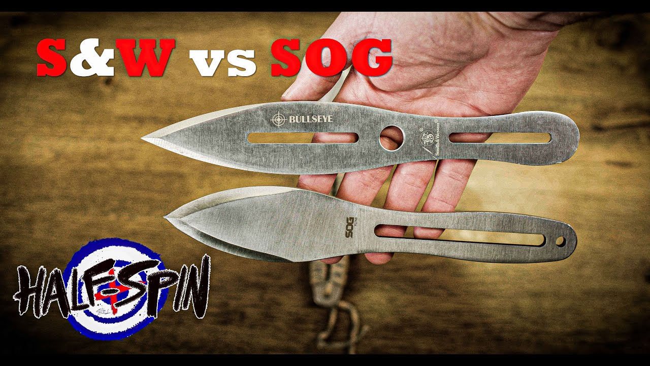 Smith & Wesson Bullseye vs SOG Fling Throwing Knives
