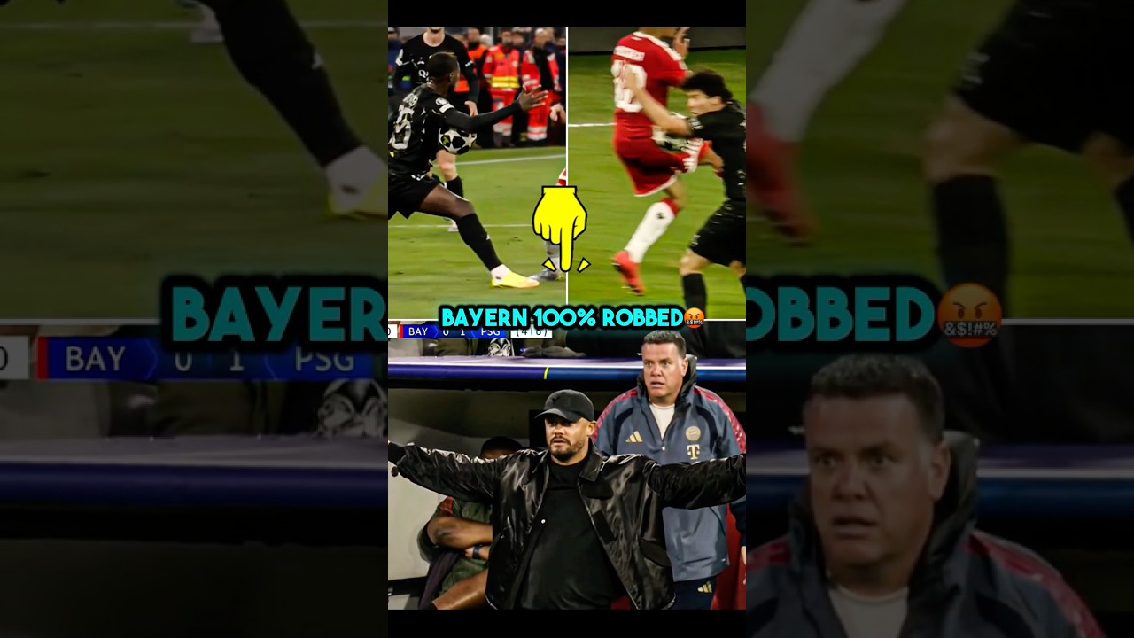 🗣️Bayern Munich Robbed vs PSG! 🚨 Nuno Mendes Handball Scandal