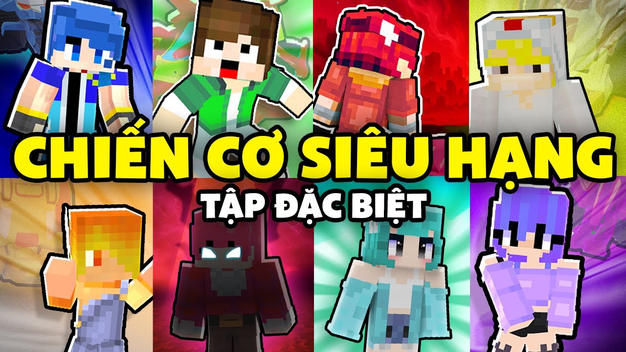 Minecraft CHIẾN CƠ SIÊU HẠNG TẬP FULL !!!