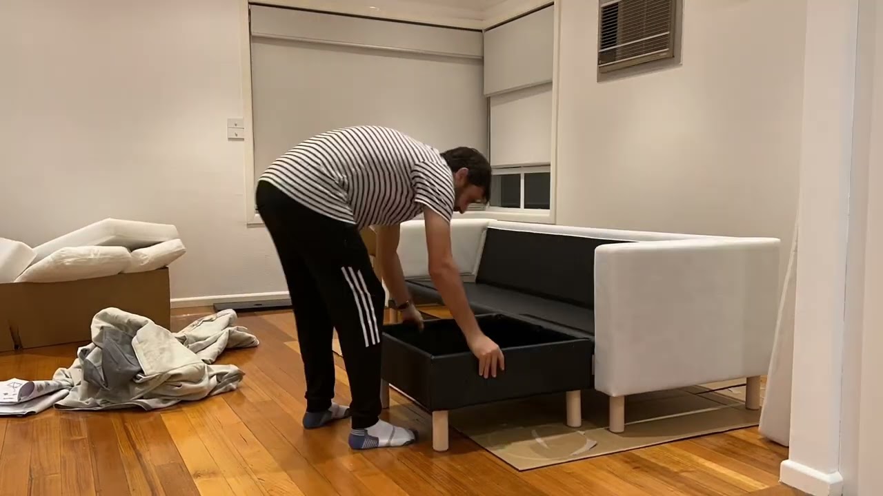IKEA sofa assembly | a cool time-lapse